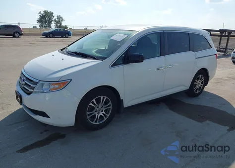 2013 Honda Odyssey Ex-L z USA, uszkodzony, nr VIN 5FNRL5H69DB065182